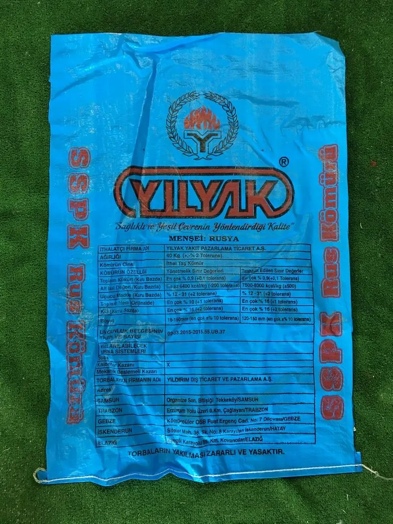 Baskı hatalı lamineli çuval